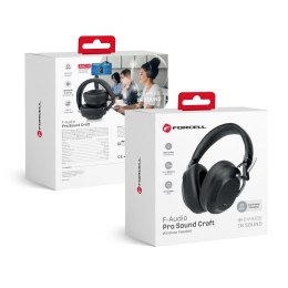 Słuchawki bezprzewodowe nauszne Forcell F-Audio Pro Sound Craft ANC czarne