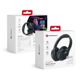 Słuchawki bezprzewodowe nauszne Forcell F-Audio Sonic Aura ANC czarne