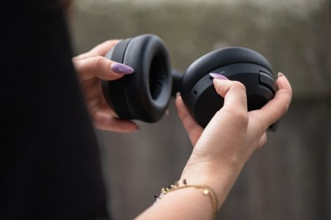 Słuchawki bezprzewodowe nauszne Forcell F-Audio Sonic Aura ANC czarne