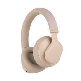 Słuchawki bezprzewodowe nauszne Forcell F-Audio Touch Beat ANC beżowe