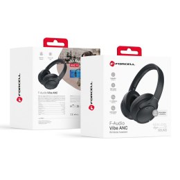 Słuchawki bezprzewodowe nauszne Forcell F-Audio Vibe ANC + ENC + TUYA APP czarne