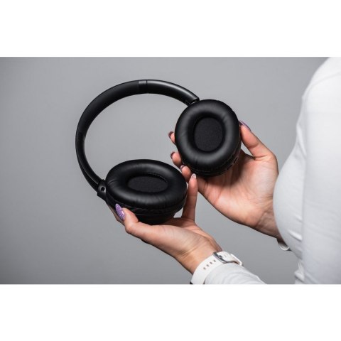 Słuchawki bezprzewodowe nauszne Forcell F-Audio Vibe ANC + ENC + TUYA APP czarne