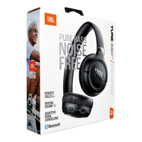Słuchawki bezprzewodowe nauszne JBL Tune 680NC czarne