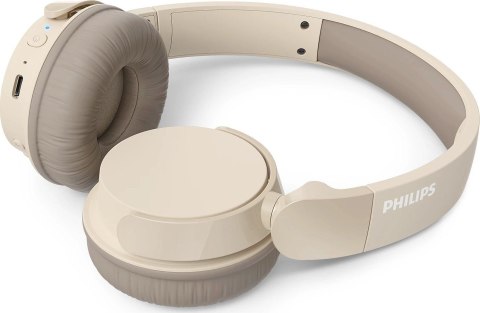 Słuchawki bezprzewodowe nauszne Philips TAH3209BG/00 beżowe