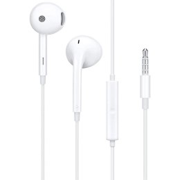 Oryginalne Słuchawki przewodowe douszne Jack 3,5 mm Oppo MH156 bulk białe