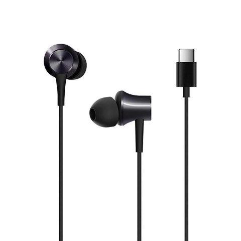 Oryginalne Słuchawki przewodowe douszne USB C XIAOMI HSEJ04WM blister czarne
