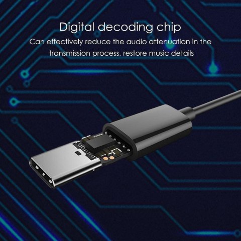 Oryginalne Słuchawki przewodowe douszne USB C XIAOMI HSEJ04WM blister czarne