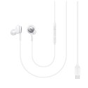 Oryginalne Słuchawki przewodowe douszne USB C Samsung AKG IC-100BWEGEU blister białe