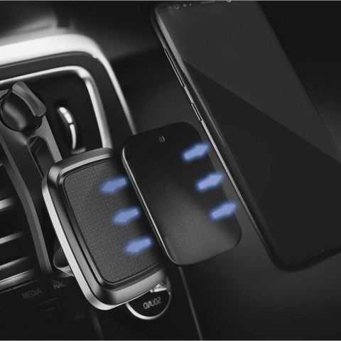 Blaszki do uchwytu magnetycznego czarno srebrne