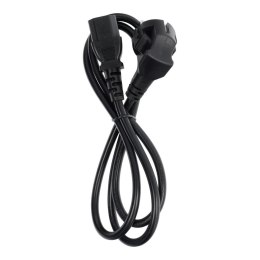 Kabel zasilający do komputera PC / drukarka / monitor 230V 16A 1,2 m czarny