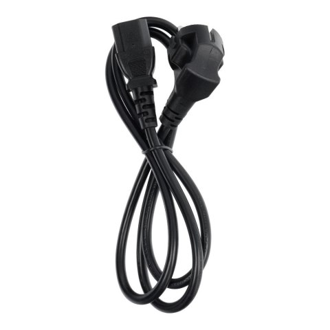 Kabel zasilający do komputera PC / drukarka / monitor 230V 16A 1,2 m czarny