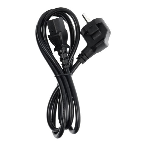 Kabel zasilający do komputera PC / drukarka / monitor 230V 16A 1,5 m czarny
