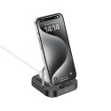 Ładowarka biurkowa Hoco 2w1 USB C PD QC 3A 30W + ładowanie bezprzewodowe 5W CQ16B czarna
