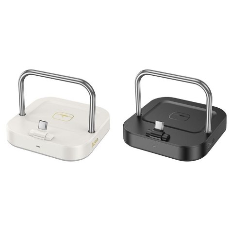 Ładowarka biurkowa Hoco 2w1 USB C PD QC 3A 30W + ładowanie bezprzewodowe 5W CQ16B czarna