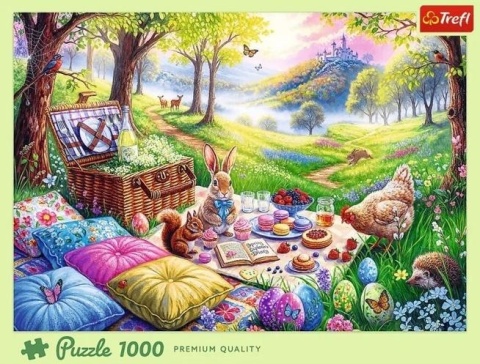 Puzzle 1000 Piknik na łące TREFL