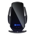 Uchwyt na telefon do samochodu indukcyjny automatyczny Forcell F-Grip HS1 Qi 15W do szyby / kratki czarny
