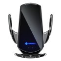 Uchwyt na telefon do samochodu indukcyjny automatyczny Forcell F-Grip HS1 Qi 15W do szyby / kratki czarny