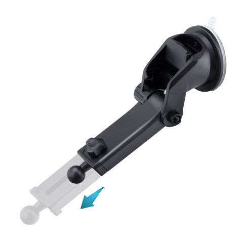 Uchwyt na telefon do samochodu indukcyjny automatyczny Forcell F-Grip HS1 Qi 15W do szyby / kratki czarny