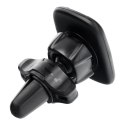 Uchwyt na telefon do samochodu magnetyczny Forcell F-Grip Carbon H-CT325 do kratki czarny
