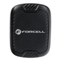 Uchwyt na telefon do samochodu magnetyczny Forcell F-Grip Carbon H-CT325 do kratki czarny