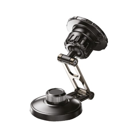 Uchwyt na telefon do samochodu magnetyczny Forcell F-Grip IronSecure do szyby / deski czarny