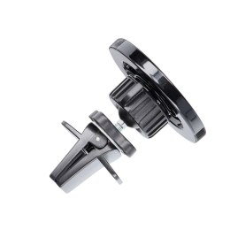 Uchwyt na telefon do samochodu magnetyczny zgodny z MagSafe Blue Star Clamp do kratki czarny