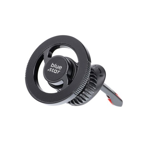 Uchwyt na telefon do samochodu magnetyczny zgodny z MagSafe Blue Star Smart Lock X1 do kratki czarny