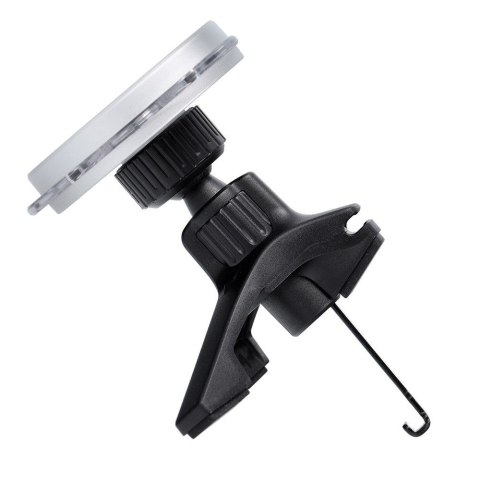 Uchwyt na telefon do samochodu magnetyczny zgodny z MagSafe Forcell F-Grip MagPro do kratki czarny