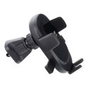 Uchwyt na telefon do samochodu uniwersalny Blue Star Auto Lock X1 do kratki czarny
