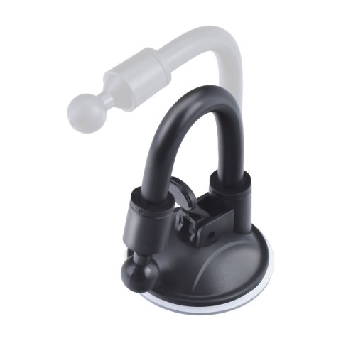 Uchwyt na telefon do samochodu uniwersalny Forcell F-Grip Carbon Bracket ramię 17cm do szyby czarny