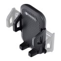 Uchwyt na telefon do samochodu uniwersalny Forcell F-Grip Carbon Bracket ramię 17cm do szyby czarny