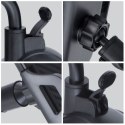 Uchwyt na telefon do samochodu uniwersalny Forcell F-Grip Carbon Bracket ramię 17cm do szyby czarny