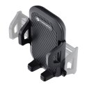 Uchwyt na telefon do samochodu uniwersalny Forcell F-Grip Carbon Bracket ramię regulowane do szyby / kokpitu czarny
