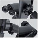 Uchwyt na telefon do samochodu uniwersalny Forcell F-Grip Carbon Bracket ramię regulowane do szyby / kokpitu czarny