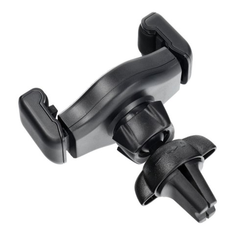 Uchwyt na telefon do samochodu uniwersalny Forcell F-Grip Carbon H-CF509 do kratki czarny