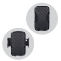 Uchwyt na telefon do samochodu uniwersalny Forcell F-Grip Carbon HT1 do szyby / deski czarny