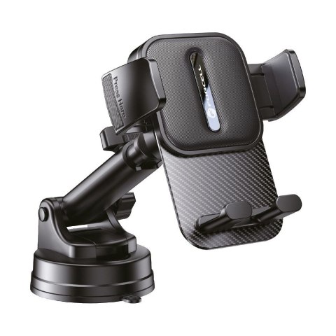 Uchwyt na telefon do samochodu uniwersalny Forcell F-Grip Guardian do szyby / deski czarny