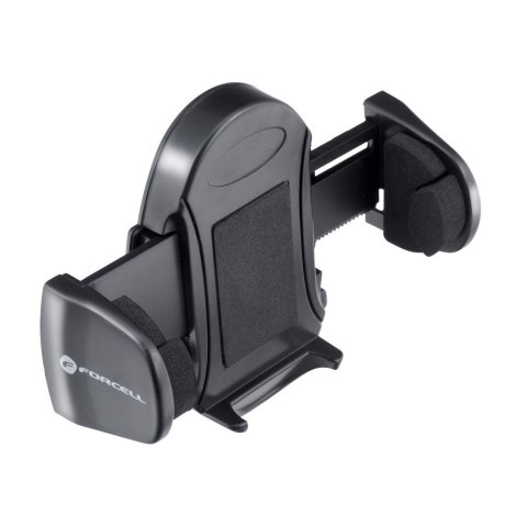 Uchwyt na telefon do samochodu uniwersalny Forcell F-Grip Oval 17 cm do szyby / deski / kratki czarny