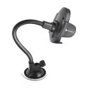 Uchwyt na telefon do samochodu uniwersalny Forcell F-Grip Oval 27 cm do szyby / deski / kratki czarny