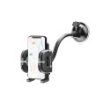 Uchwyt na telefon do samochodu uniwersalny Forcell F-Grip Regular 17 cm do szyby / deski / kratki czarny