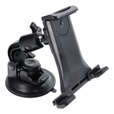 Uchwyt samochodowy do szyby / deski / zagłówek (tablet 7" - 10") czarny