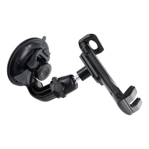 Uchwyt samochodowy do szyby / deski / zagłówek (tablet 7" - 10") czarny