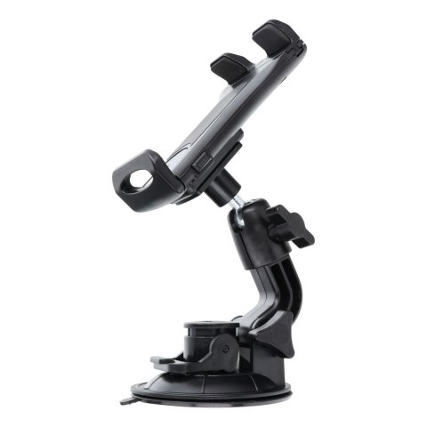 Uchwyt samochodowy do szyby / deski / zagłówek (tablet 7" - 10") czarny