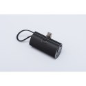 Powerbank Forcell F-Energy Power Plug F5K3 PD 20W 5000 mAh z wbudowanym złączem USB C czarny