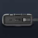 Powerbank Veger C20 (W2047 / W2059) 20000 mAh z wbudowanymi kablami Micro USB / Typ C / Lightning czarny