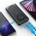 Powerbank zgodny z Magsafe Veger MagMulti (W1156) PD QC3.0 3A 22,5W 10000 mAh z ładowaniem indukcyjnym czarny