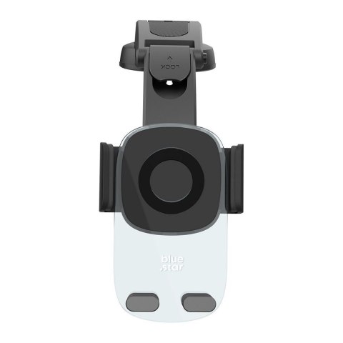 Uchwyt na telefon komórkowy do samochodu BLUE STAR Long Neck Crystal do deski / szyby czarny