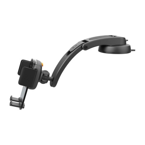 Uchwyt na telefon komórkowy do samochodu BLUE STAR Long Neck Crystal do deski / szyby czarny