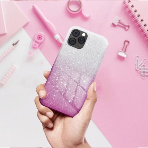 Futerał do Xiaomi Redmi Note 15 PRO PLUS 5G Shining transparentny różowy