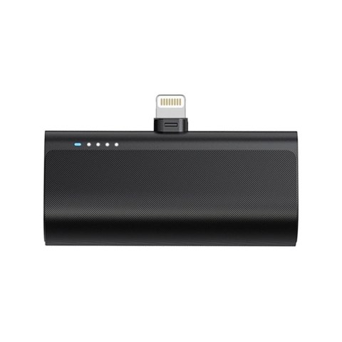 Powerbank Blue Star W0556P 2,1A 5000 mAh z wbudowanym złączem Lightning czarny